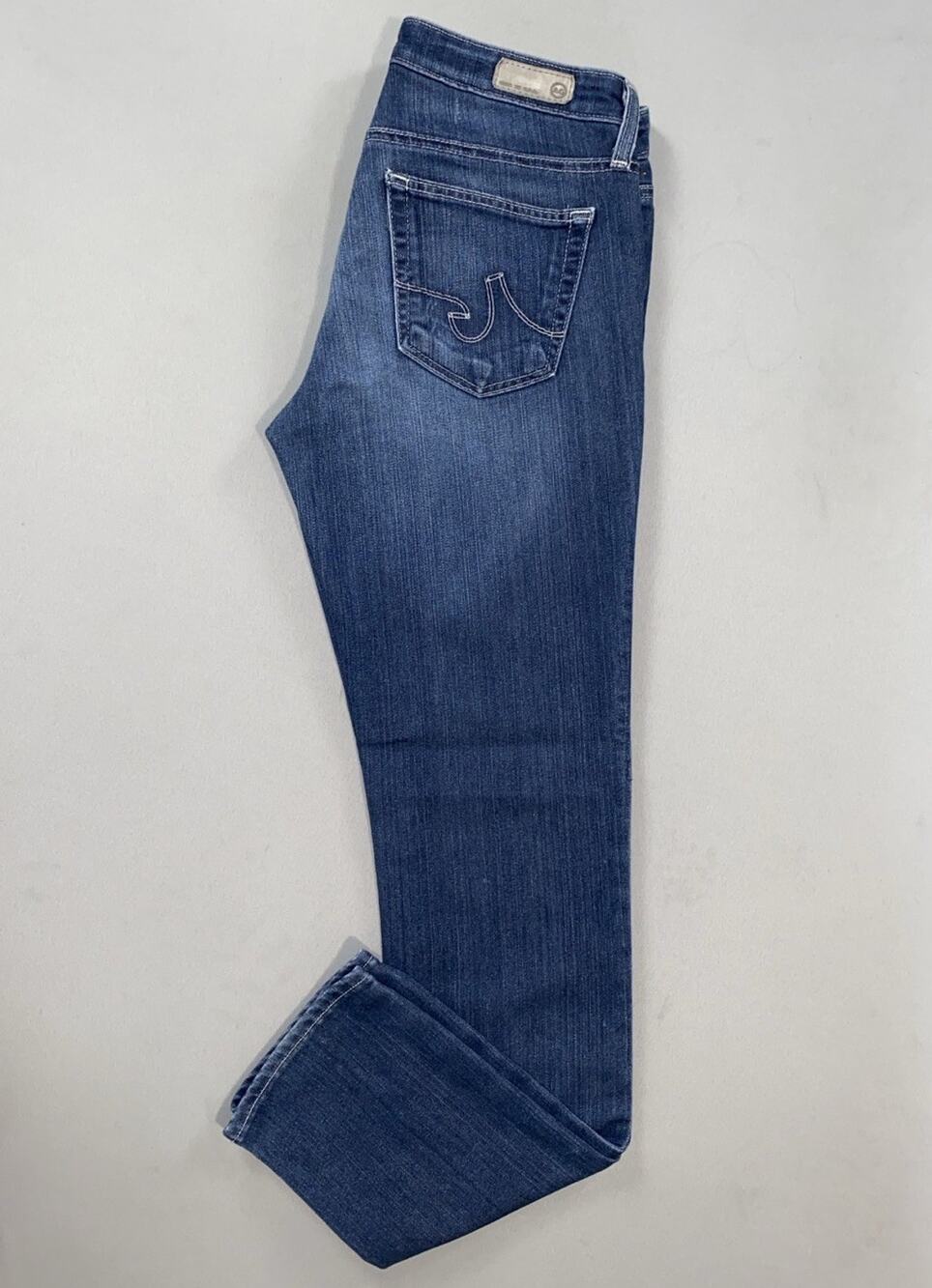 AG The Stilt Cigarette Leg Lightweight Stretch Denim Jeans. Women's 27R, GUC!